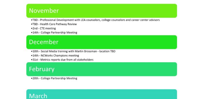 2018-2019 Career Pathways Events – updated 1.7.19